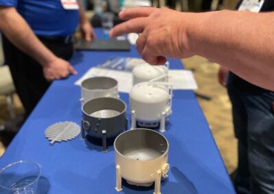 AWWA New Jersey Booth Exhibitor AqueousVets Showcases Tabletop Model of Their Water Treatment Vessels