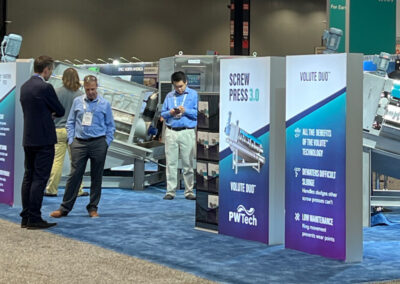 PWTech banners at WEFTEC 2023